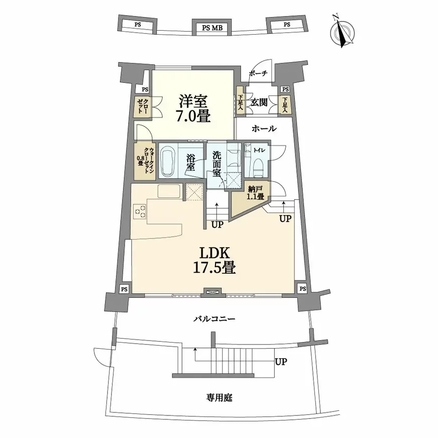 品川Vタワー 間取り図例