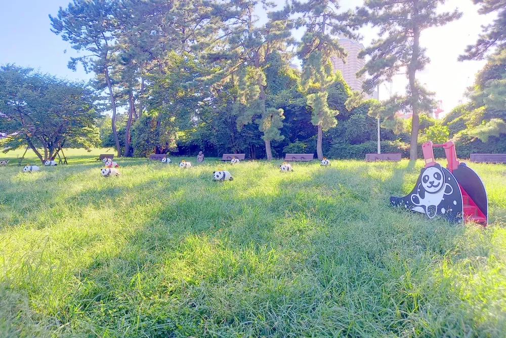 辰巳の森緑道公園 パンダ広場