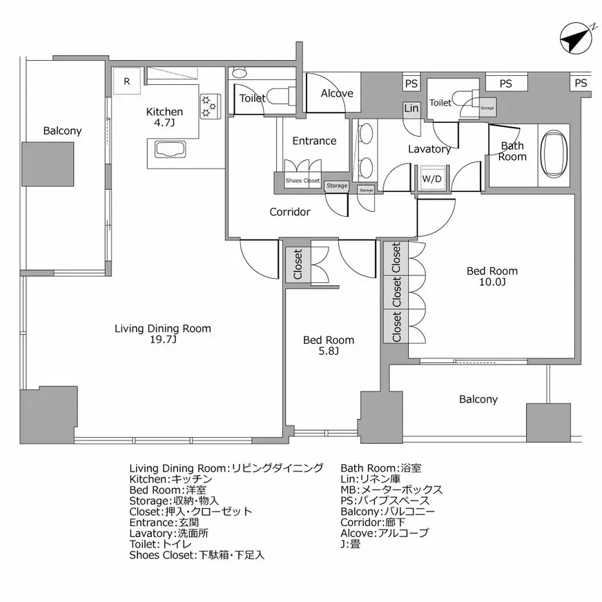 サイオン桜坂 間取り図例