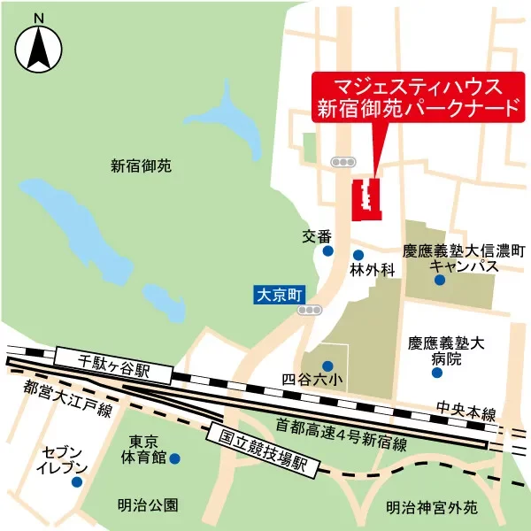 最寄り駅「千駄ヶ谷駅」駅からのアクセス