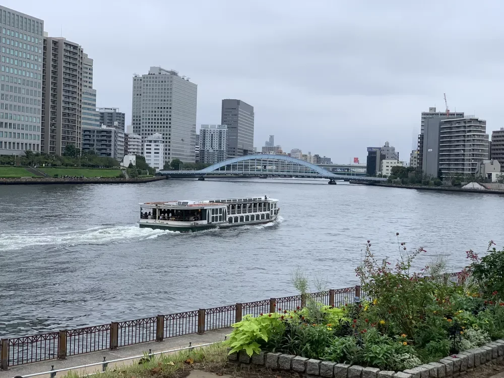 中央区立石川島公園からの眺め