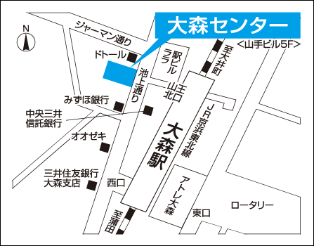 大森センター地図