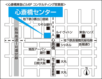 心斎橋センター地図