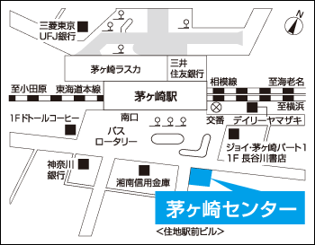 茅ヶ崎センター地図