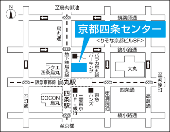 京都四条センター地図